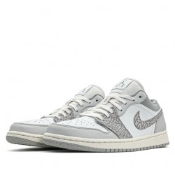 Air Jordan 1 Low PRM "Smoke Grey Elephant" Womens/Mens AJ1 Sneakers DH4269-100