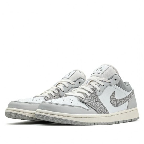 Air Jordan 1 Low PRM Smoke Grey Elephant Womens/Mens AJ1 Sneakers DH4269-100