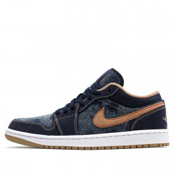 Air Jordan 1 Low SE "Denim" Mens AJ1 Sneakers DH1259-400