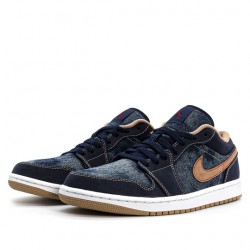 Air Jordan 1 Low SE "Denim" Mens AJ1 Sneakers DH1259-400