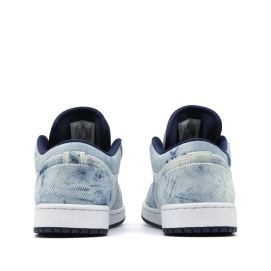 Air Jordan 1 Low Washed Denim Mens/Womens AJ1 Sneakers CZ8455-100