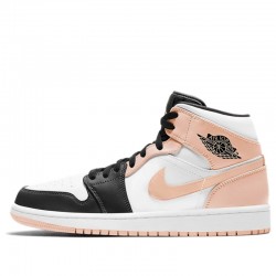 Air Jordan 1 Mid "Arctic Orange Black Toe" Womens/Mens AJ1 Sneakers 554725-133