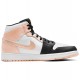 Air Jordan 1 Mid Arctic Orange Black Toe Womens/Mens AJ1 Sneakers 554725-133