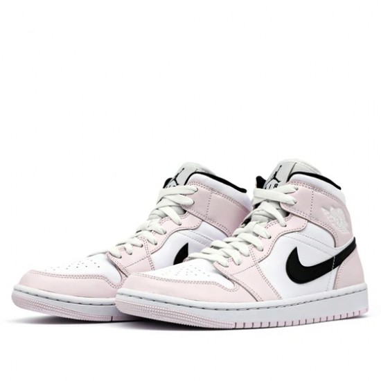 Air Jordan 1 Mid Barely Rose Womens/Mens AJ1 Sneakers BQ6472-500