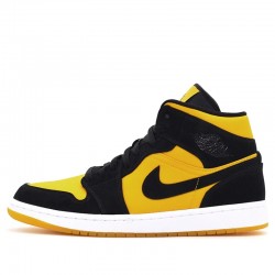 Air Jordan 1 Mid "Black Gold" Womens/Mens AJ1 Sneakers CD6759-007