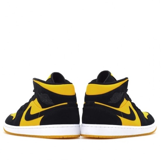 Air Jordan 1 Mid Black Gold Womens/Mens AJ1 Sneakers CD6759-007