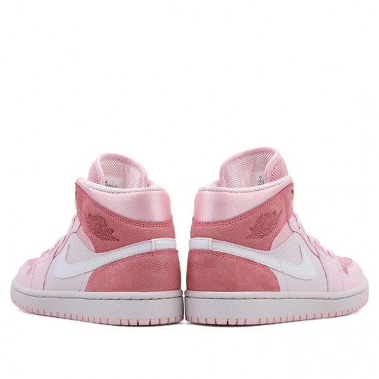 Air Jordan 1 Mid Digital Pink Womens AJ1 Sneakers CW5379-600