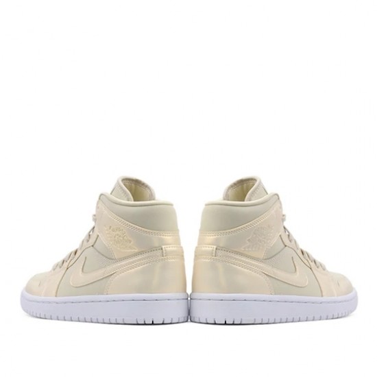 Air Jordan 1 Mid Goose Feather Yellow Womens AJ1 Sneakers CK6587-200