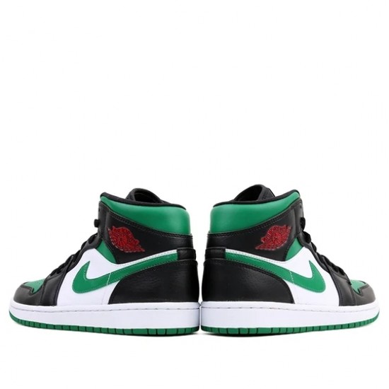 Air Jordan 1 Mid Green Toe Womens/Mens AJ1 Sneakers 554724-067