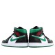 Air Jordan 1 Mid Green Toe Womens/Mens AJ1 Sneakers 554724-067