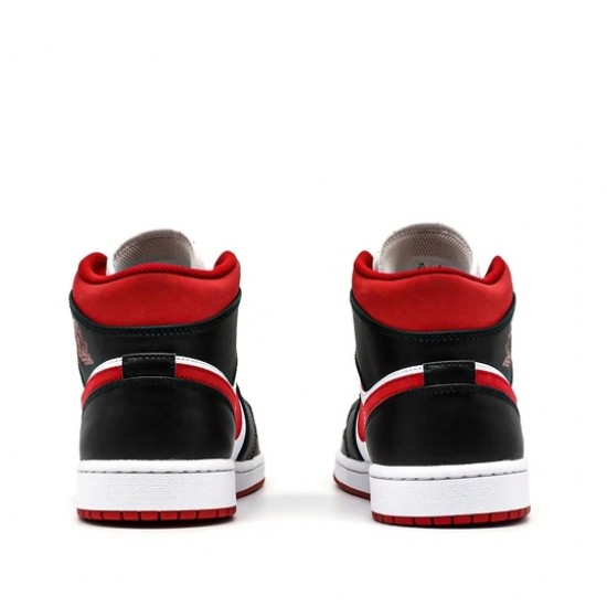 Air Jordan 1 Mid Gym Red Black White Womens/Mens AJ1 Sneakers 554724-122