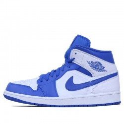 Air Jordan 1 Mid "Hyper Royal" Mens/Womens AJ1 Sneakers 554724-114