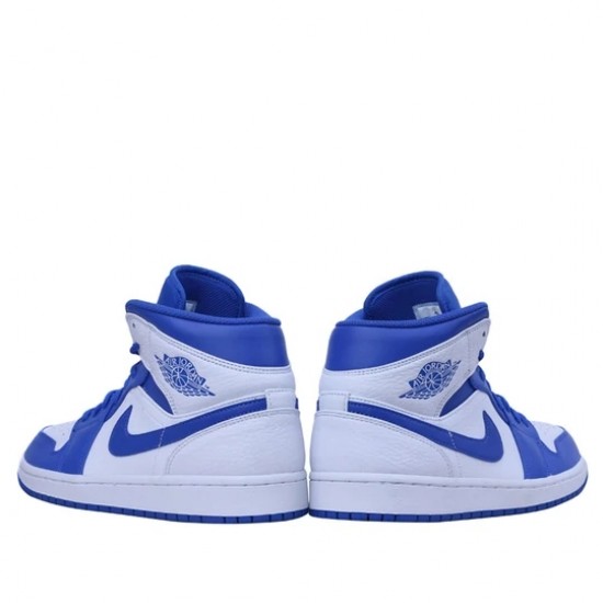 Air Jordan 1 Mid Hyper Royal Mens/Womens AJ1 Sneakers 554724-114