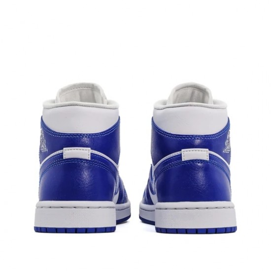 Air Jordan 1 Mid Kentucky Blue Mens/Womens AJ1 Sneakers BQ6472-104