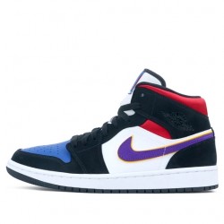 Air Jordan 1 Mid "Lakers Top 3" Womens/Mens AJ1 Sneakers 852542-005