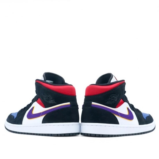 Air Jordan 1 Mid Lakers Top 3 Womens/Mens AJ1 Sneakers 852542-005