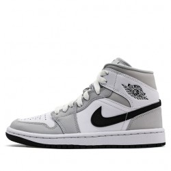 Air Jordan 1 Mid "Light Smoke Grey" Mens/Womens AJ1 Sneakers BQ6472-015