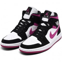 Air Jordan 1 Mid "Magenta" Mens/Womens AJ1 Sneakers BQ6472-005