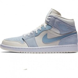 Air Jordan 1 Mid "Mixed Textures Blue" Mens/Womens AJ1 Sneakers DA4666-100