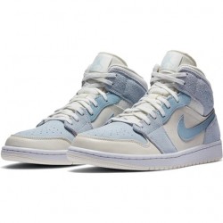 Air Jordan 1 Mid "Mixed Textures Blue" Mens/Womens AJ1 Sneakers DA4666-100