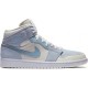 Air Jordan 1 Mid Mixed Textures Blue Mens/Womens AJ1 Sneakers DA4666-100