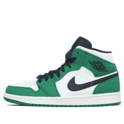 Air Jordan 1 Mid "Pine Green" Womens/Mens AJ1 Sneakers 852542-301