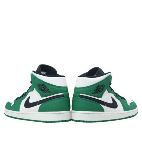 Air Jordan 1 Mid Pine Green Womens/Mens AJ1 Sneakers 852542-301