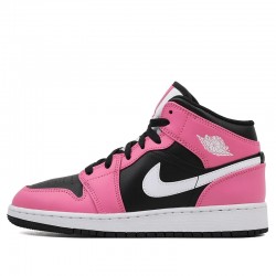 Air Jordan 1 Mid "Pinksicle" GS AJ1 Sneakers 555112-002