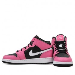 Air Jordan 1 Mid "Pinksicle" GS AJ1 Sneakers 555112-002