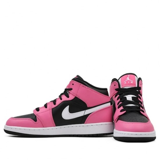 Air Jordan 1 Mid Pinksicle GS AJ1 Sneakers 555112-002