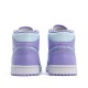 Air Jordan 1 Mid Purple Aqua Womens/Mens AJ1 Sneakers 554725-500