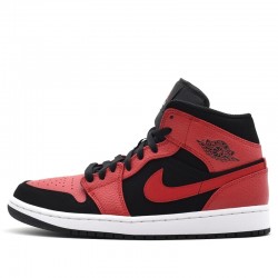 Air Jordan 1 Mid "Reverse Bred" Womens/Mens AJ1 Sneakers 554724-054