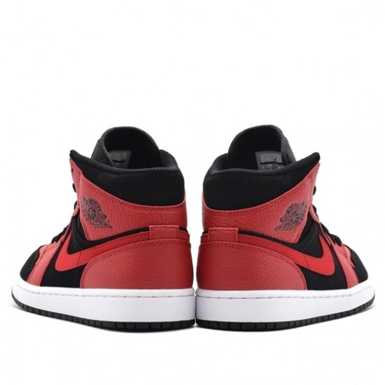 Air Jordan 1 Mid Reverse Bred Womens/Mens AJ1 Sneakers 554724-054