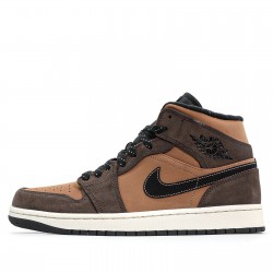 Air Jordan 1 Mid SE "Dark Chocolate" Womens/Mens AJ1 Sneakers DC7294-200