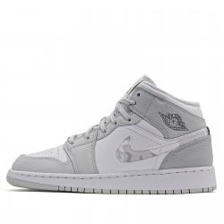 Air Jordan 1 Mid SE "Grey Camo" Womens/Mens AJ1 Sneakers DD3235-100