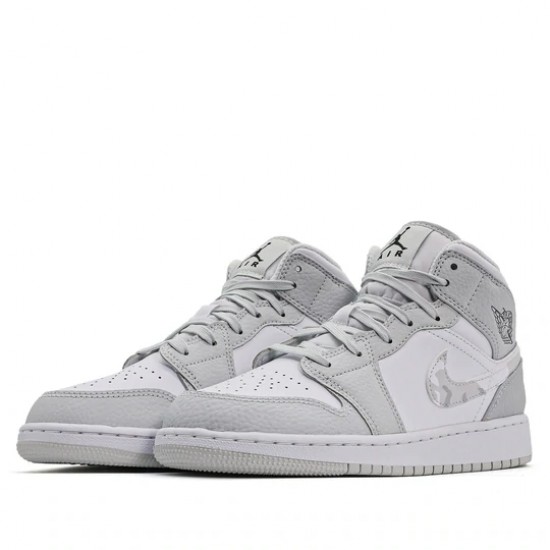 Air Jordan 1 Mid SE Grey Camo Womens/Mens AJ1 Sneakers DD3235-100