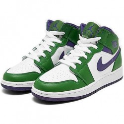 Air Jordan 1 Mid SE "Incredible Hulk" Womens/Mens AJ1 Sneakers 554725-300