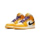 Air Jordan 1 Mid SE Lakers Womens/Mens AJ1 Sneakers BQ6931-700