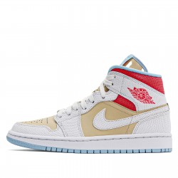 Air Jordan 1 Mid SE "Sesame" Womens/Mens AJ1 Sneakers CZ0774-200