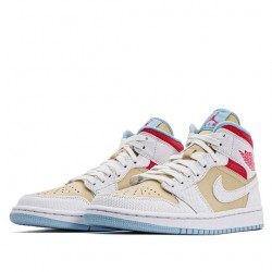 Air Jordan 1 Mid SE "Sesame" Womens/Mens AJ1 Sneakers CZ0774-200