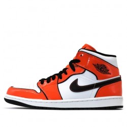 Air Jordan 1 Mid SE "Turf Orange" Mens AJ1 Sneakers DD6834-802