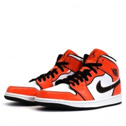 Air Jordan 1 Mid SE "Turf Orange" Mens AJ1 Sneakers DD6834-802