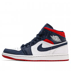 Air Jordan 1 Mid SE "USA" Womens/Mens AJ1 Sneakers 852542-104