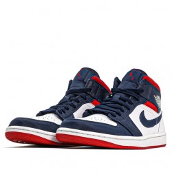 Air Jordan 1 Mid SE "USA" Womens/Mens AJ1 Sneakers 852542-104