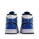 Air Jordan 1 Mid Signal Blue Womens/Mens AJ1 Sneakers DD6834-402