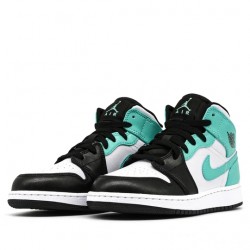 Air Jordan 1 Mid "Tropical Twist Igloo" Womens/Mens AJ1 Sneakers 554724-132