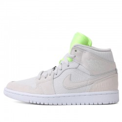 Air Jordan 1 Mid "Vast Grey Ghost Green" Womens/Mens AJ1 Sneakers CV3018-001