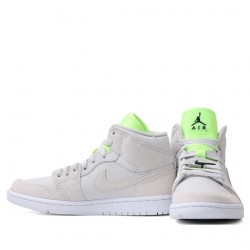 Air Jordan 1 Mid "Vast Grey Ghost Green" Womens/Mens AJ1 Sneakers CV3018-001