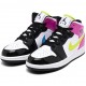 Air Jordan 1 Mid White Black Cyber Pink Womens AJ1 Sneakers CZ9835-100