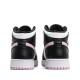 Air Jordan 1 Mid White Black Light Arctic Pink Mens/Womens AJ1 Sneakers 555112-103